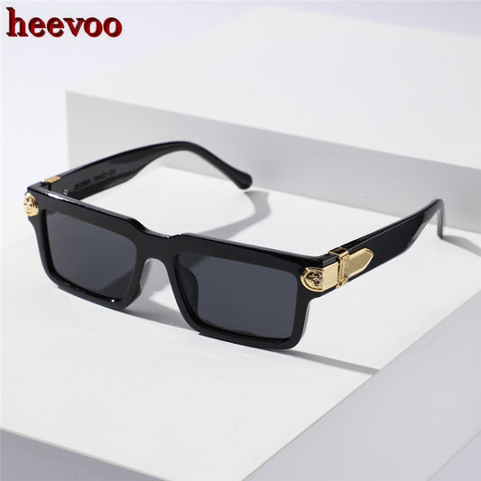 Vintage Small Square Sunglasses For Women Men Retro Brand Designer Female Sun Glasses Rectangle Eyewear Oculos De Sol - Executive-Skincare