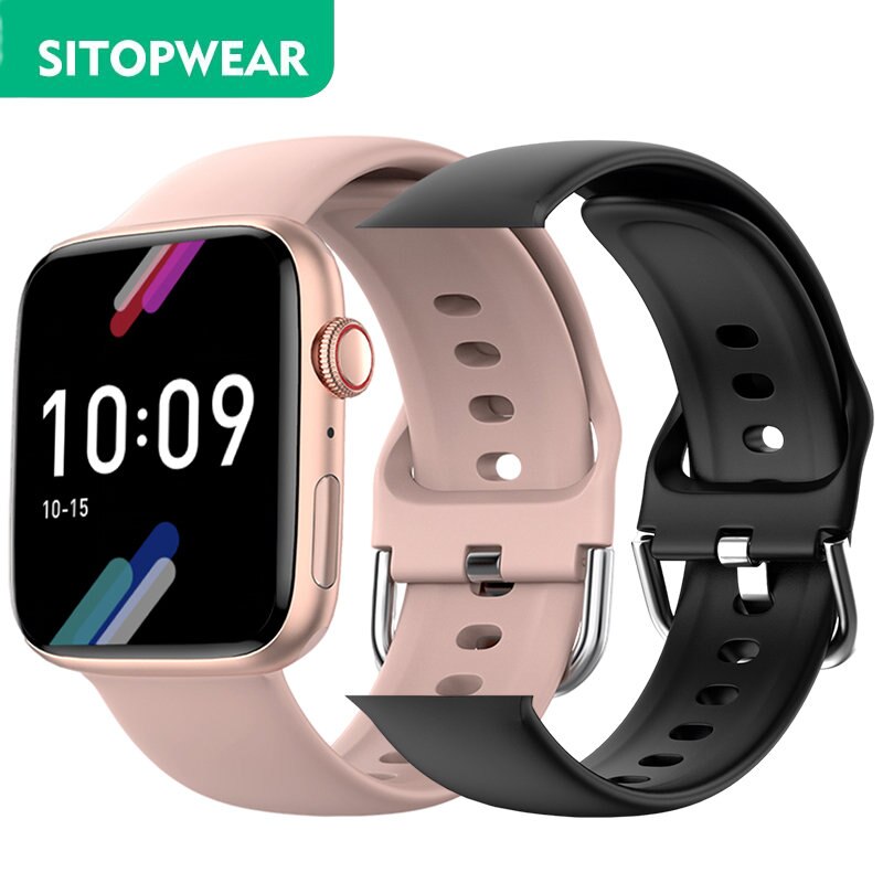 Men Women Smart Watch Bluetooth Calls Smartwatch Heart Rate Monitor Sport Fitness Bracelet Custom Watch Face Wireless Charging - Executive-Skincare