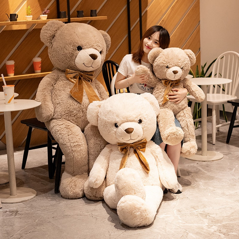 1pc High Quality Giant American Bear Plush Doll Soft Stuffed Animal Teddy Bear Plush Toys Girls Valentine Lover Birthday Gift - Executive-Skincare