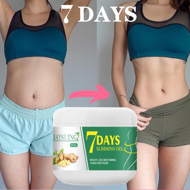 7 DAYS Ginger Slimming Cream Fast Weight Loss Fat Burning Remove Leg Waist Cellulite Burner Whitening Firming Body Skin Care - Executive Quality Store