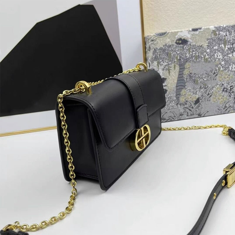 luxury bag Female bag luxury designer bags for women 2023 newOne shoulder crossbody bag Cowhide one shoulder small square bag - Executive-Skincare