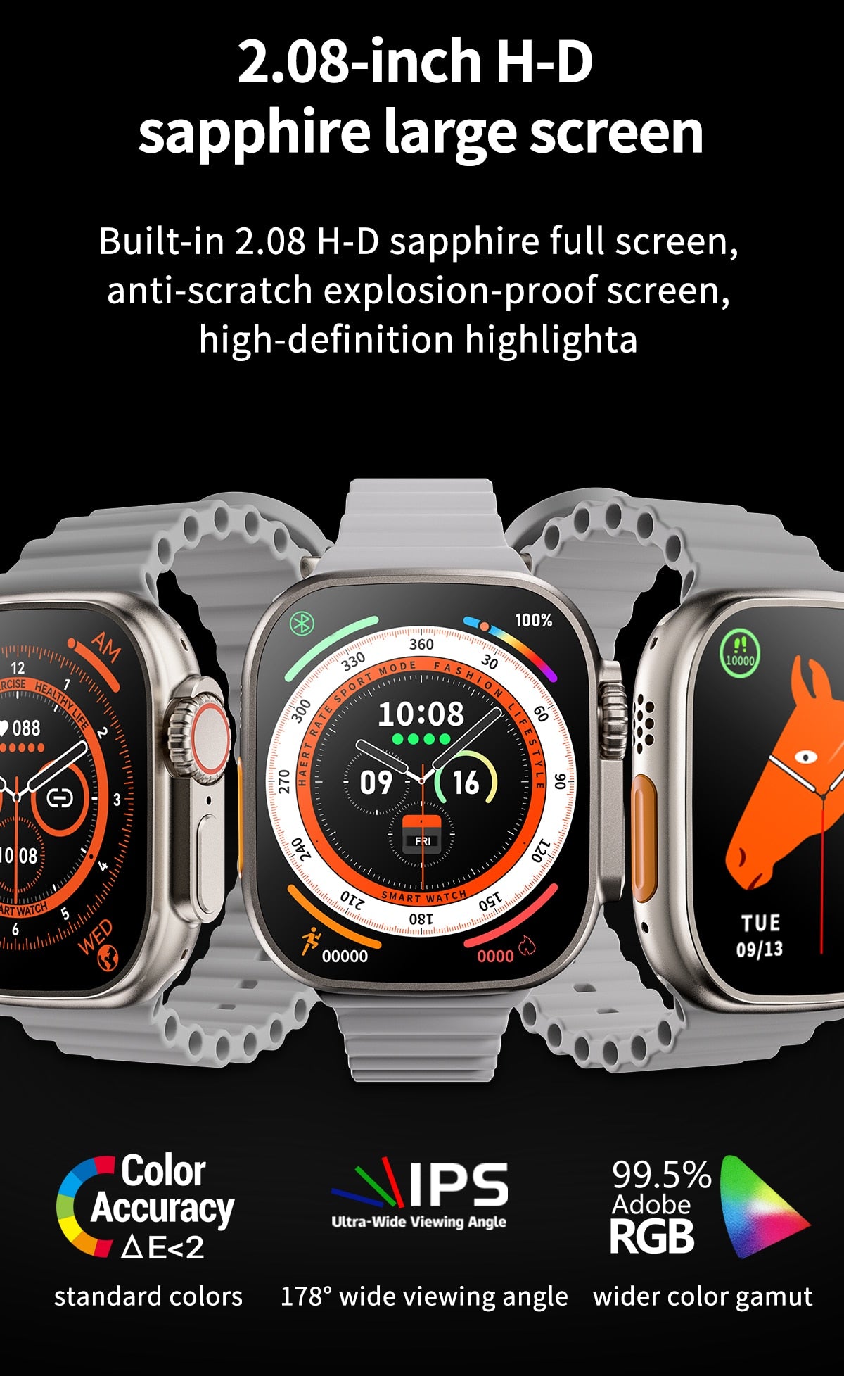 2022 Z8 Ultra MAX Smart Watch Series 8 Titanium Alloy 1:1 49mm Case Bluetooth Call NFC ECG IP68 Waterproof Smartwatch Men - Executive-Skincare