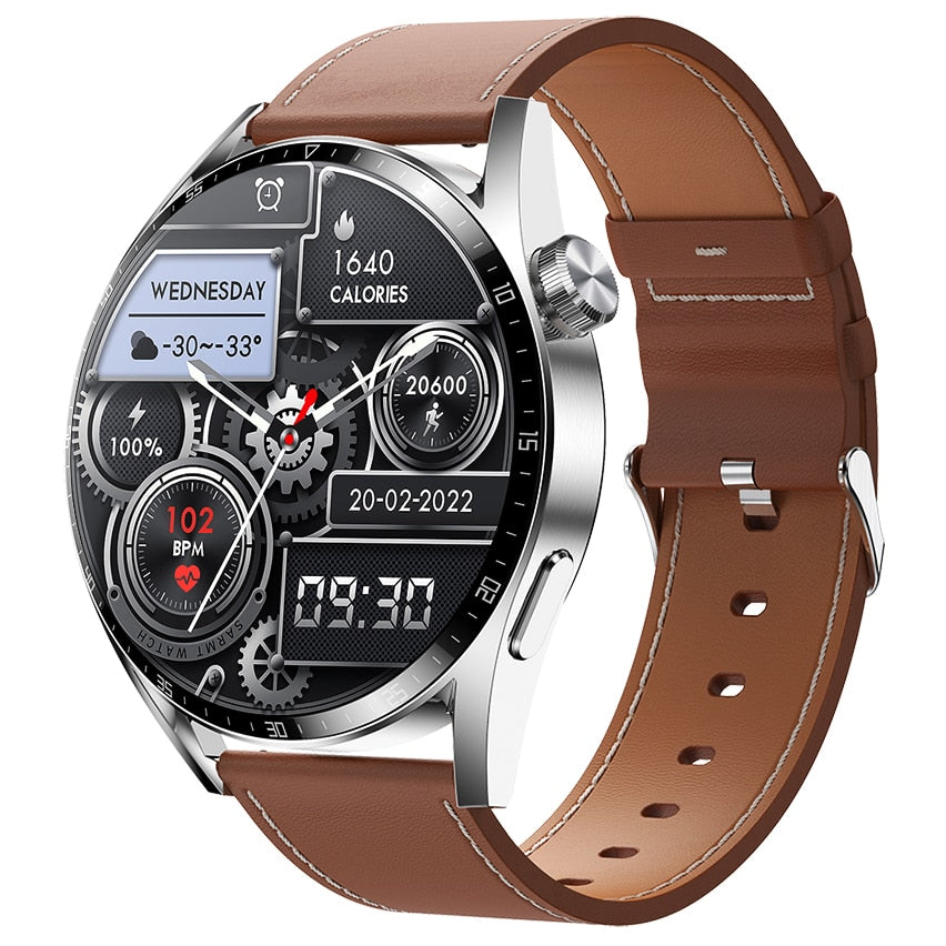 2022 Smart Watch Men Android GT3 1.5 inch Always Display Bluetooth Call IP68 Wateroproof Smartwatch for Men Huawei Xiaomi Iphone - Executive-Skincare