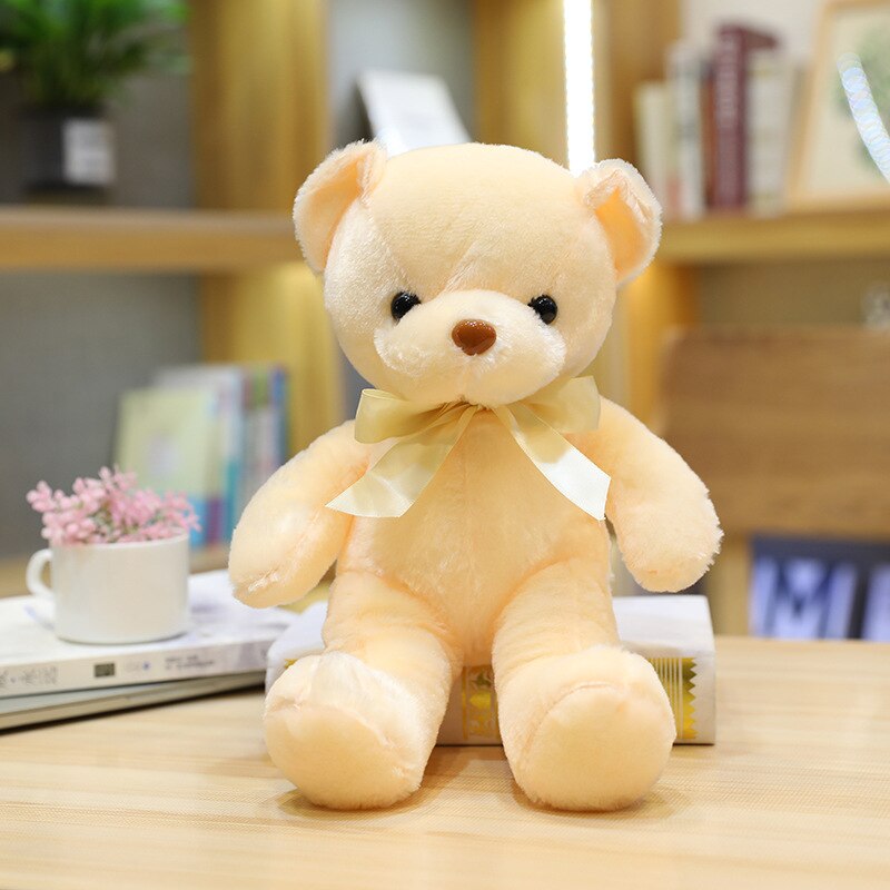 10 Colors 30cm Coloured Bear Plush Toys Stuffed Teddy Bear Soft Bear Wedding Gifts Baby Toy Birthday Gift Child Kids Brinquedos - Executive-Skincare