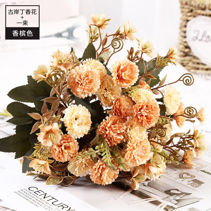 11pcs Bouquet Of DRIED Flowers ROSE Roses Bouquet Of Natural Air Dried Nordic Wind Wedding Home Decoration Valentine&#39;s Day Gift - Executive-Skincare