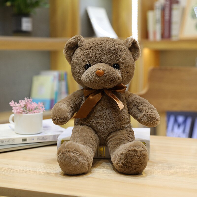 10 Colors 30cm Coloured Bear Plush Toys Stuffed Teddy Bear Soft Bear Wedding Gifts Baby Toy Birthday Gift Child Kids Brinquedos - Executive-Skincare