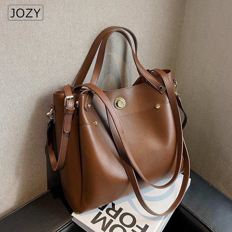 JOZY Totes Bags For Women 2022 Trend Fashion Design Leather Shoulder Side Bag Female New Crossbody Purse Luxury Ladies Shopping - Executive-Skincare