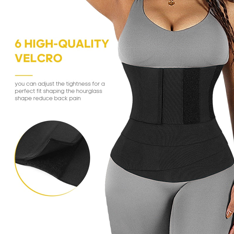 Waist Trainer  Shapewear Women Men Slimming Tummy Control Shaper Belt Body Shaper Stretch Bands Corset - Executive Quality Store