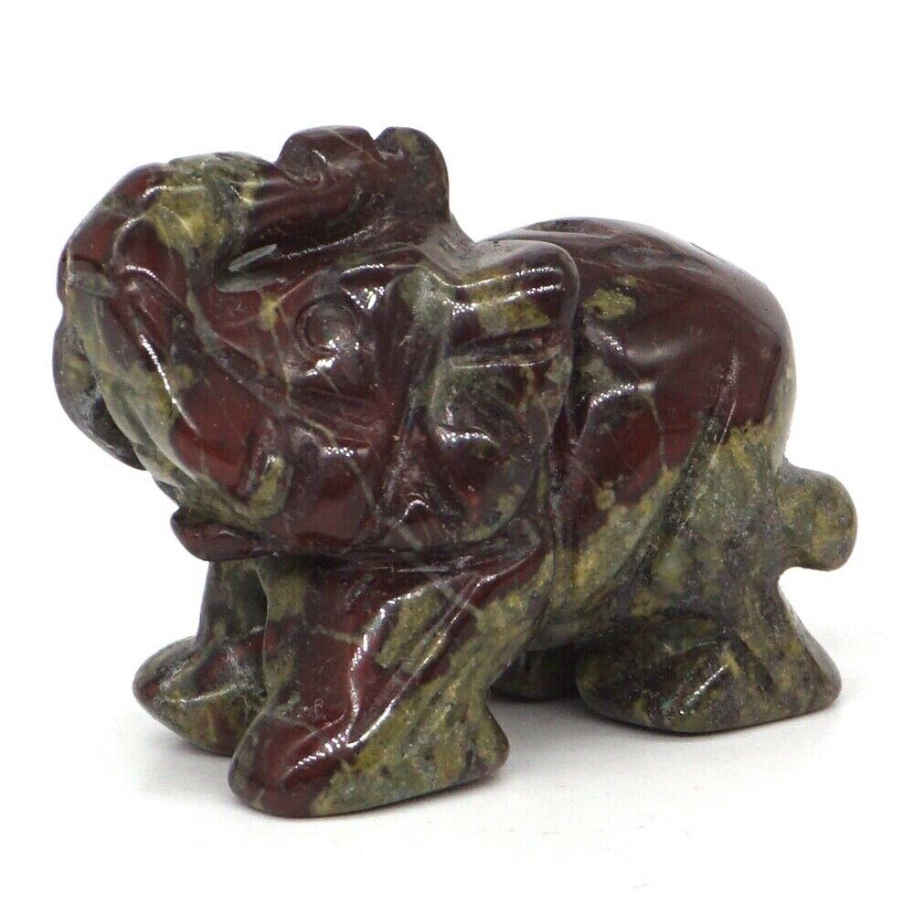 Elephant Statue Natural Gemstone Carved Healing Crystal Amethyst Quartz Animals Figurine Reiki Stones Lucky Decoration Wholesale - Executive-Skincare