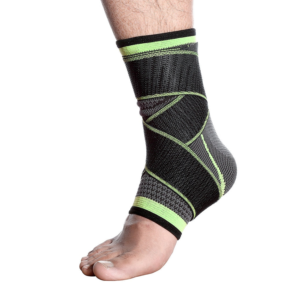 1 PC Sports Ankle Brace Compression Strap Sleeves Support 3D Weave Elastic Bandage Foot Protective Gear - Executive-Skincare