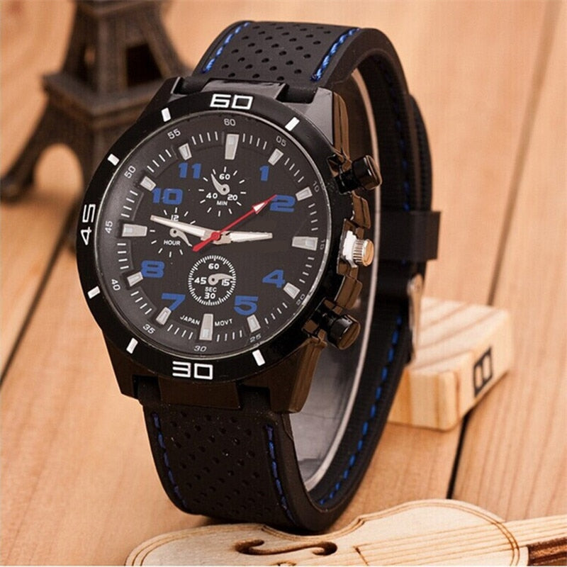 Fashion Date Quartz Men Watches Top Brand Luxury Male Clock Chronograph Sport Mens Wrist Watch Hodinky Relogio Masculino - Executive-Skincare