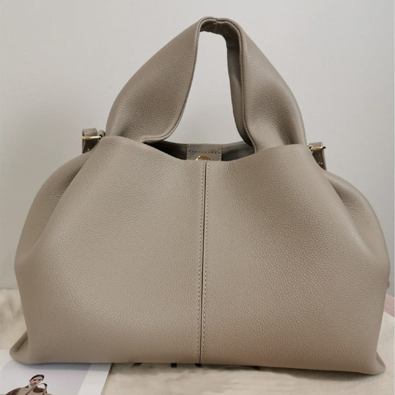 FUNMARDI Fashion Brand Women Handbag Small Bucket Bag Solid Female Crossbody Bag High Quality PU Leather Shoulder Bags WLHB2706 - Executive-Skincare