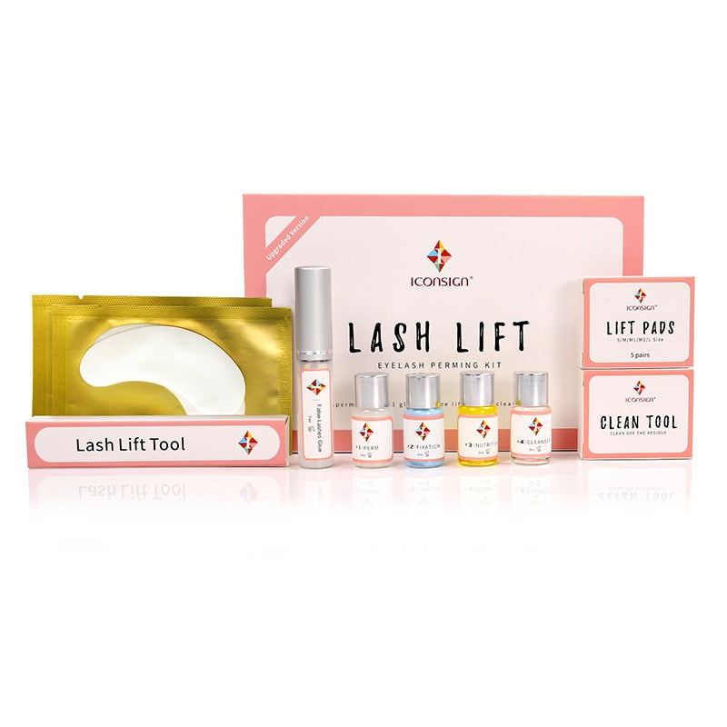 Dropshipping Upgraded Lash Lift Kit ICONSIGN Lifting Lashes Eyelash Enhancer Lash Perm Lash Curl Eye Makeup Tools Salon Home Use - Executive-Skincare