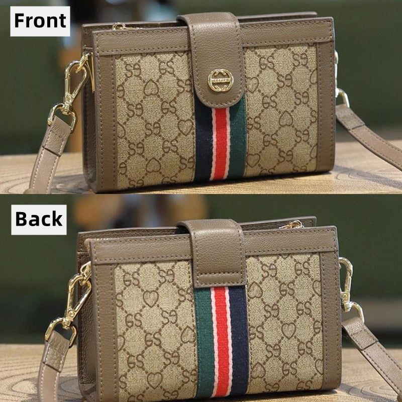 New Fashion Women&#39;s Shoulder Bag Small Square Bag Classic Vintage Messenger Bag Ladies Crossbody Bag Female Cutch Bag - Executive-Skincare