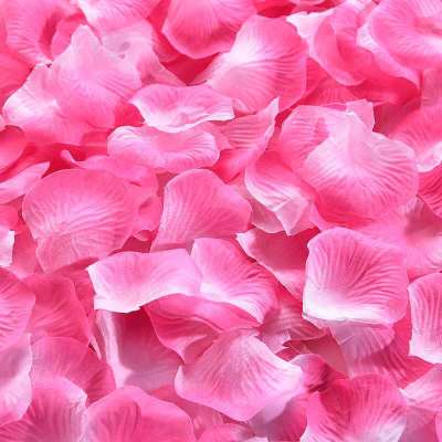 500/1000/3000 Pcs Of 5*5cm Artificial Rose Petal Artificial Flower Silk Petals Valentine&#39;s Day Wedding Flower Decoration Flowers - Executive-Skincare