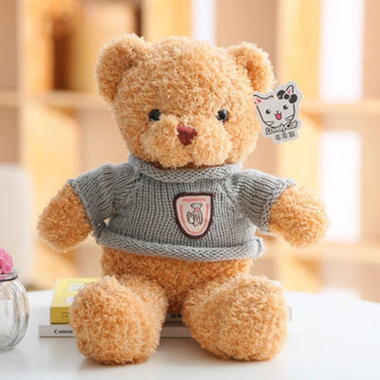 Hot 30cm Lovely Teddy Bear Plush Toys Stuffed Cute Bear with Heart Doll Girls Valentine&#39;s Gift Kids Baby Christmas Brinquedos - Executive-Skincare