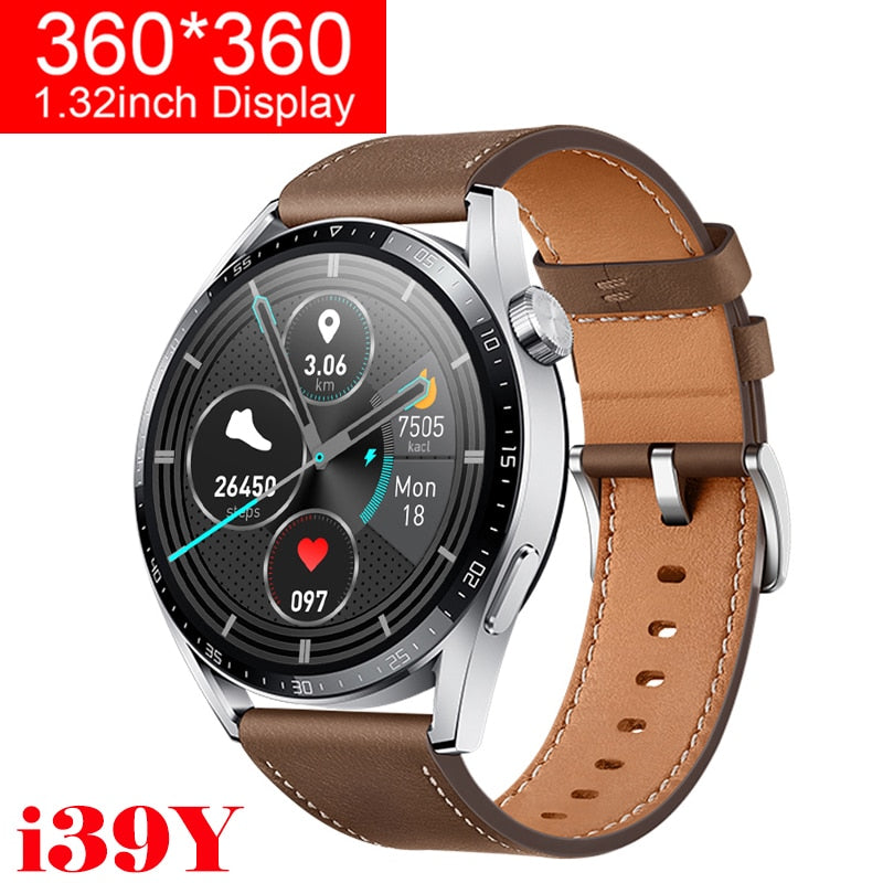 2022 Smart Watch Men Android GT3 1.5 inch Always Display Bluetooth Call IP68 Wateroproof Smartwatch for Men Huawei Xiaomi Iphone - Executive-Skincare