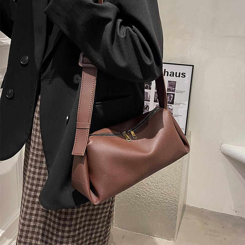 Fashion Design Women&#39;s Shoulder Crossbody Bags Vintage Pu Black Ladies Bag Female Girls Clutch Purse Handbags for Women E777 - Executive-Skincare