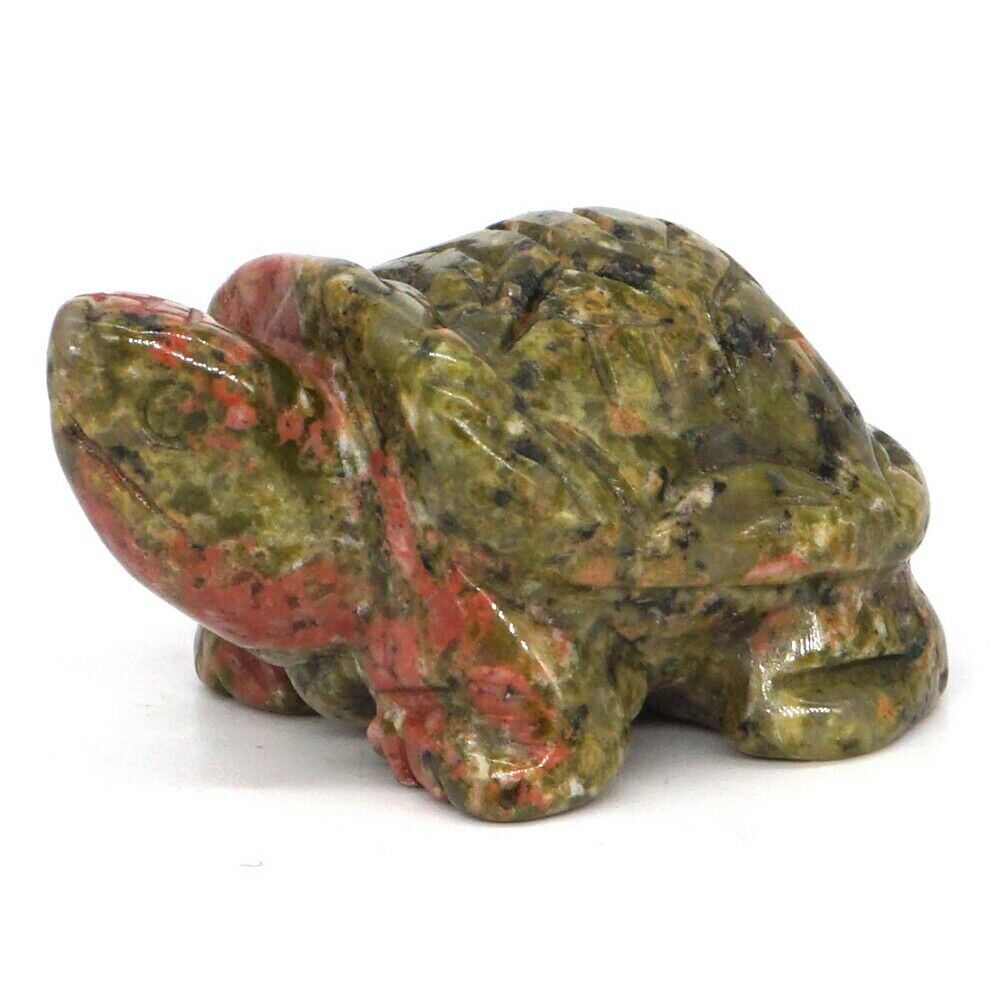 1.5&quot; Tortoise Statue Natural Gemstone Carving Healing Crystal Animals Figurines Reiki Stones Decoration Wholesale - Executive-Skincare