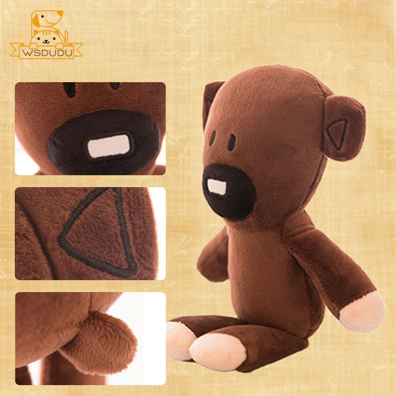 Fun Mr Bean Teddy Bear Comedy Cartoon Stuffed Plush Toys Adorable Movie Figure Cute Brown Animals Dolls Soft For Children Gifts - Executive-Skincare