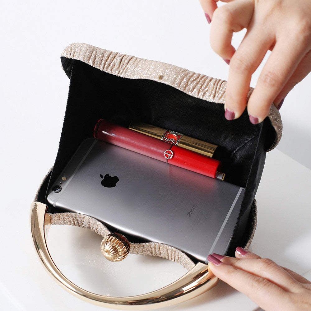 Wedding Clutch Bag Luxury Handbags For Women Elegant Round Shoulder Bag Female Small Party Evening Clutch Bag Purse Sac A Main - Executive-Skincare