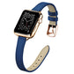 Slim Leather Strap for Apple watch band 44mm 40mm 38mm 42mm Soft Wrsit Belt bracelet for iWatch series 3 SE 5 4 6 watchband - Executive-Skincare