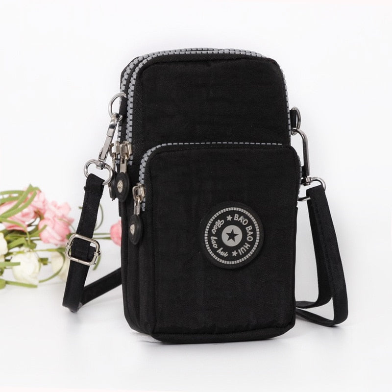 Small Shoulder Bags Nylon Women Mobile Phone Bags Mini Female Messenger Purse Lady Wallet New 2022 Female CrossBody Bag - Executive-Skincare