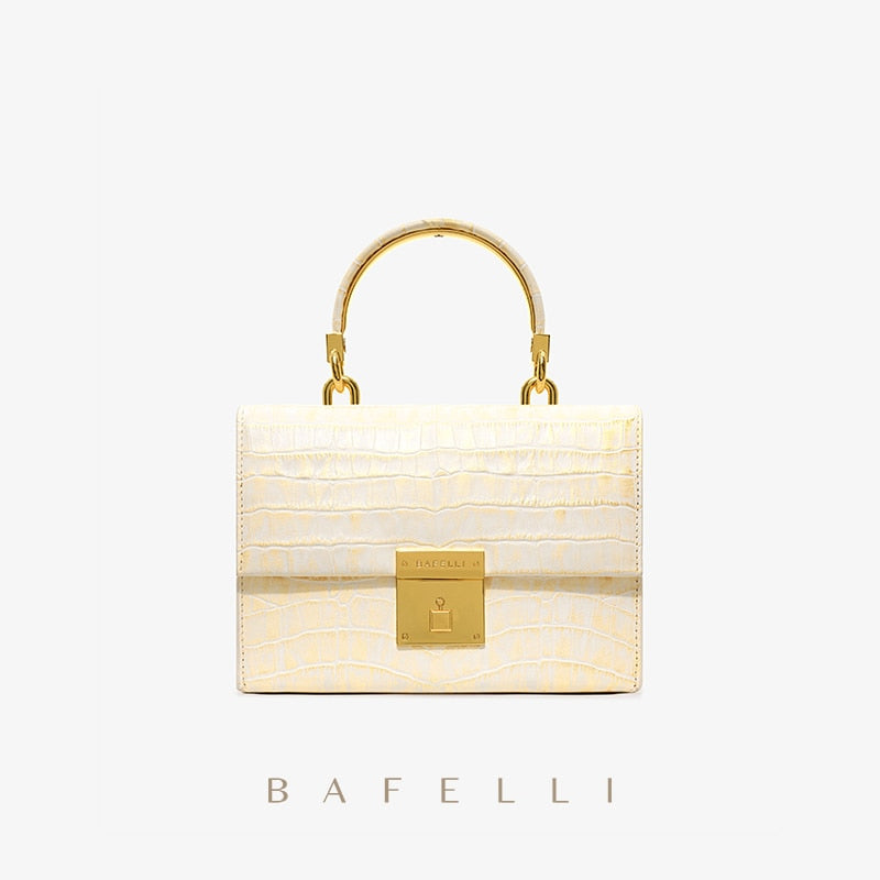 BAFELLI 2022 WOMNE&#39;S NEW HANDBAG LUXURY BRAND K GOLD SERIES FASHION PURPLE EVENING PURSE SHOULDER WINTER STYLE WOOL CASUAL - Executive-Skincare