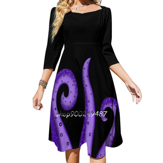 Ursula The Galaxy Sea Witch Sweet Elegant Dress Women Korean Kawaii - Executive-Skincare