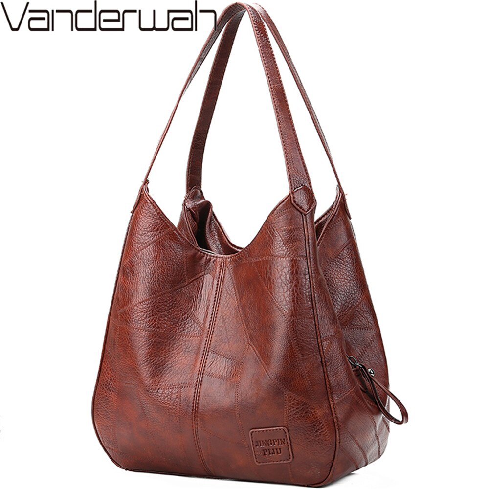 Vintage Leather luxury handbags women bags designer bags famous brand - Executive-Skincare