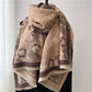 Winter Cashmere Scarf for Women Shawl Luxury Warm Print Thick Blanket - Executive-Skincare