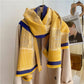 Winter Cashmere Scarf for Women Shawl Luxury Warm Print Thick Blanket - Executive-Skincare