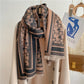 Winter Cashmere Scarf for Women Shawl Luxury Warm Print Thick Blanket - Executive-Skincare