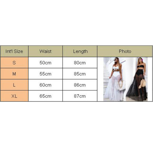 Women Sexy Long Skirt High Waist Dot Skirt Summer Transparent Long - Executive-Skincare