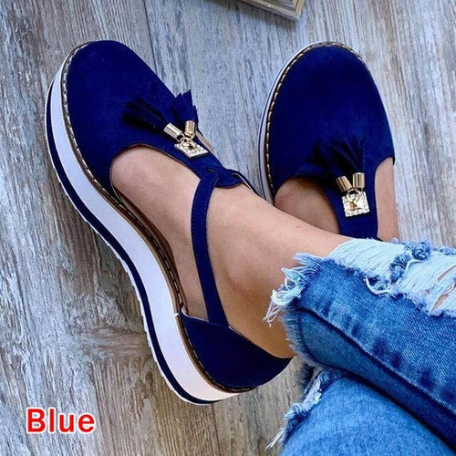 Women's Vulcanized Shoes 2021 Summer Ladies Increased Shoes Lace up - Executive-Skincare