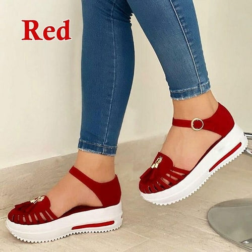 Women's Vulcanized Shoes 2021 Summer Ladies Increased Shoes Lace up - Executive-Skincare