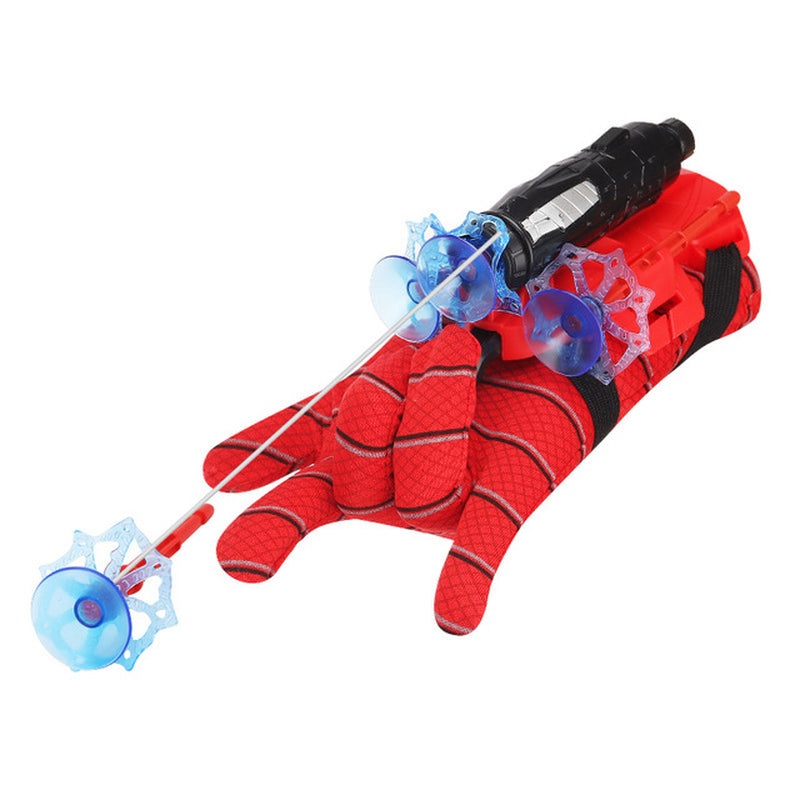 Movie Spider Man Cosplay Launcher Spider Silk Glove Web Shooters Recoverable Wristband Halloween Prop Toys for Children