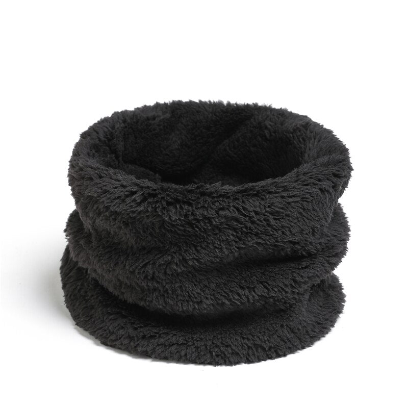 Solid Thick Plush Ring Scarf - Executive-Skincare