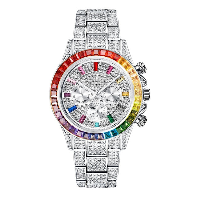 Men's Diamond Calendar Watches - Executive-Skincare