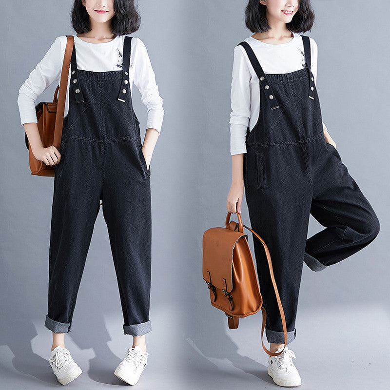 Jumpsuit Loose Suspenders - Executive-Skincare