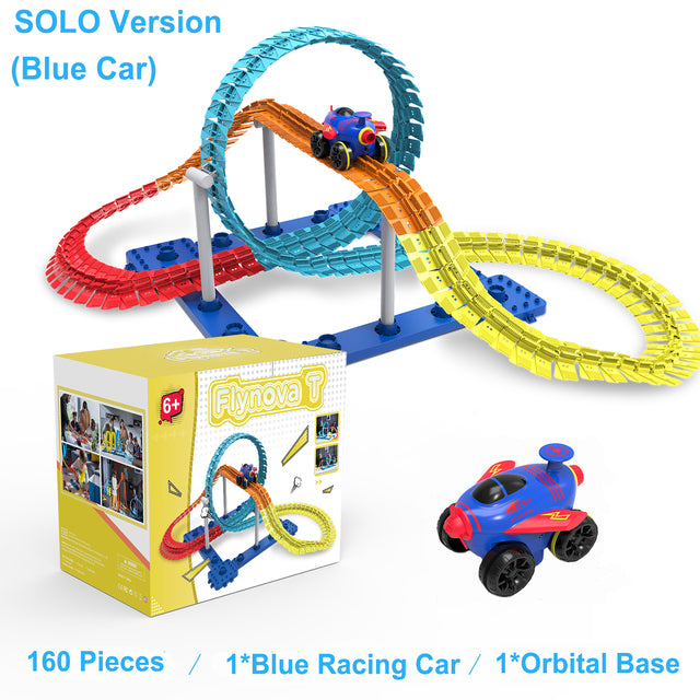 Racing Car Set Flexible Track Play Set With LED Light - Executive-Skincare