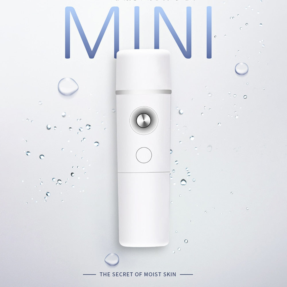 Mist Sprayer Mini 30ml Nano Portable Face Spray Facial Body  Steamer Moisturizing Skin Care Humidifier Instruments - Executive-Skincare