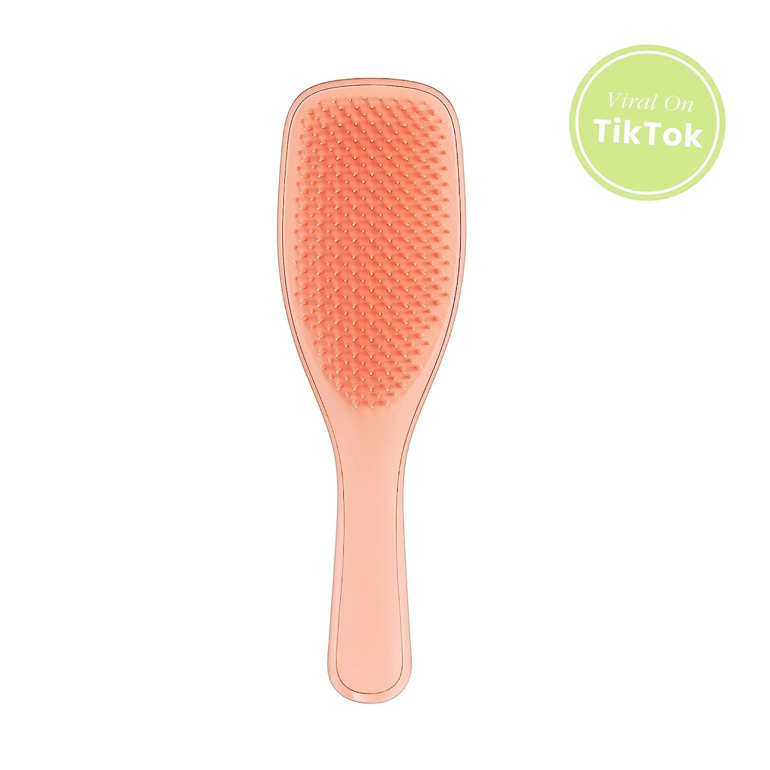  Detangler Hairbrush for Wet & Dry Hair | for All Hair Types | Eliminates Knots & Reduces Breakage | Apricot