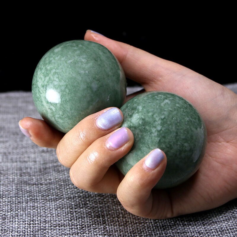 50mm Natural Jade Baoding Balls - Executive-Skincare