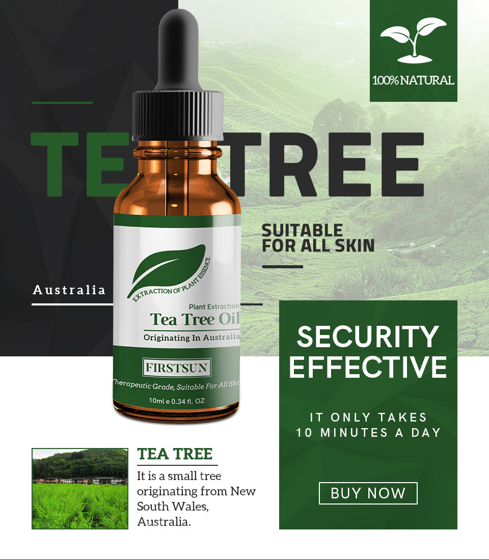 Natural Tea Tree Essential Oil Anti-wrinkle Acne Pores Removal Scars Treatment Anti Scar Spots Skin Care TSLM1 - Executive-Skincare