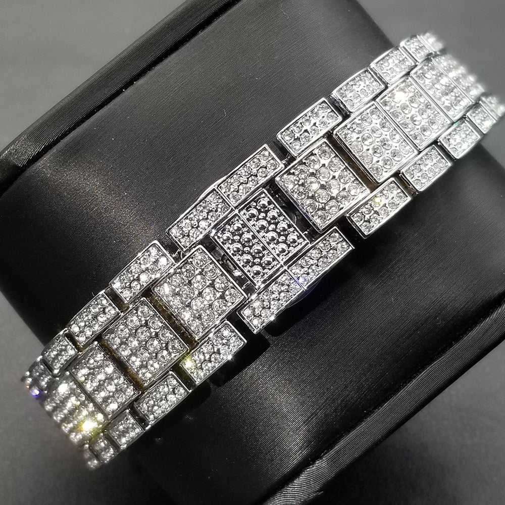 Men's Diamond Calendar Watches - Executive-Skincare