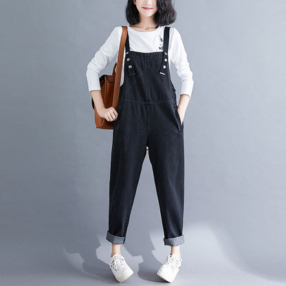 Jumpsuit Loose Suspenders - Executive-Skincare