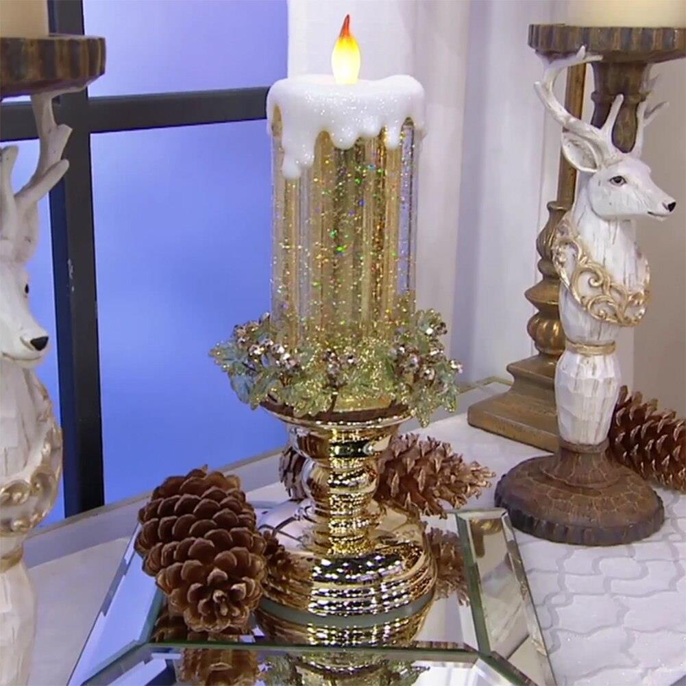 LED Christmas Candles With Pedestal - Executive-Skincare