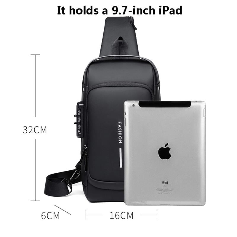 Multifunction Anti-theft USB Shoulder Bag - Executive-Skincare