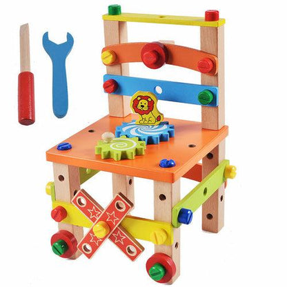 Children's Chair Building Block Toys - Executive-Skincare